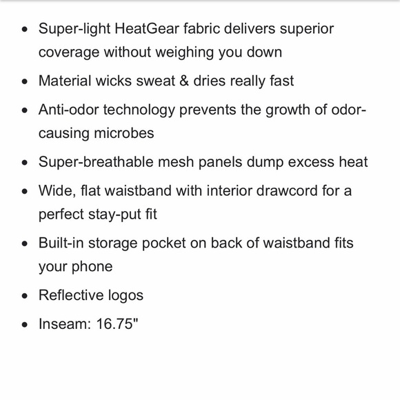 Under Armour Compression
Mid Rise Speed Capri nwt - Picture 6 of 9